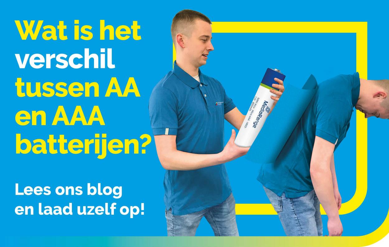 Verschil AA of AAA batterijen - UwCartridgeWinkel.nl