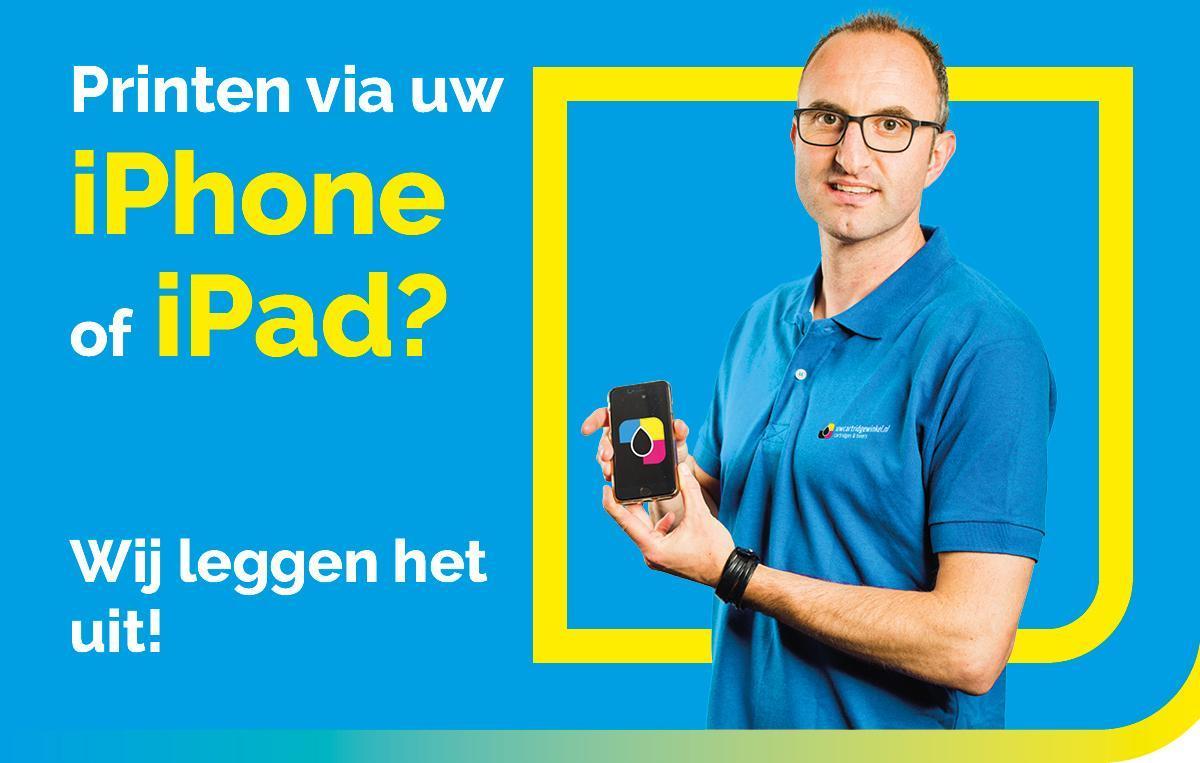 Verzamelen tank twintig Printen vanaf mijn iPad en iPhone? Hoe doe ik dat? | UwCartridgeWinkel.nl