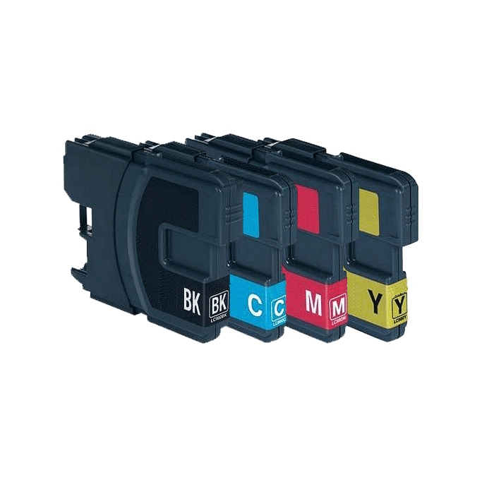 Huismerk Brother LC-980 XL multipack (zwart + 3 kleuren)
