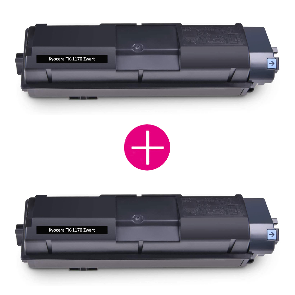 2 x Huismerk Kyocera TK-1170 zwart