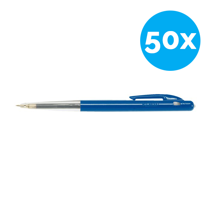 50 x Balpen Bic M10 blauw