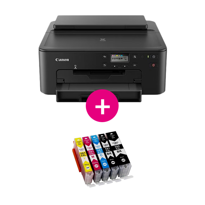 Canon PIXMA TS705a + Huismerk Canon PGI-580 XXL + CLI-581 XXL multipack