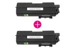 2 x Huismerk Kyocera TK-1160 zwart