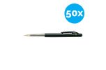 50 x Balpen Bic M10 zwart