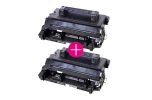 2 x Huismerk HP 90A (CE390A) zwart