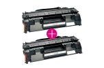 2 x Huismerk HP 05A (CE505A) zwart