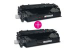 2 x Huismerk HP 80X (CF280X) zwart