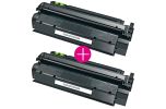 2 x Huismerk HP 13A (Q2613A) zwart