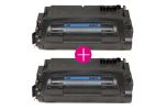 2 x Huismerk HP 42X (Q5942X) zwart