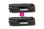 2 x Huismerk HP 51X (Q7551X) zwart