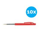 10 x Balpen Bic M10 rood