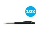 10 x Balpen Bic M10 zwart