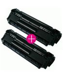 2 x Huismerk Canon FX-10 zwart