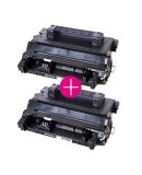 2 x Huismerk HP 90A (CE390A) zwart