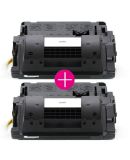 2 x Huismerk HP 90X (CE390X) zwart