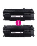 2 x Huismerk HP 49A (Q5949A) zwart