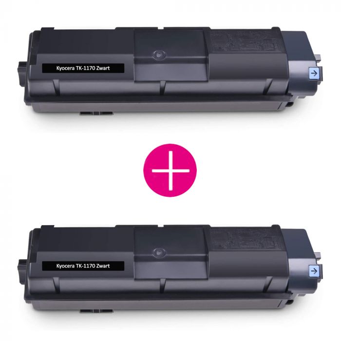 2 x Huismerk Kyocera TK-1170 zwart main product photo
