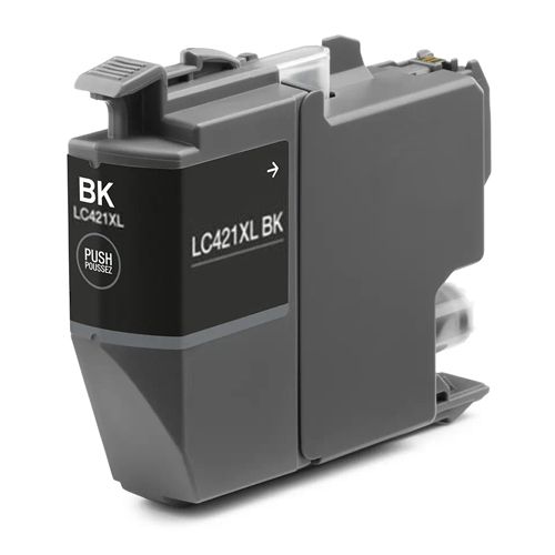 Huismerk Brother LC-421BK XL inktcartridge zwart main product photo