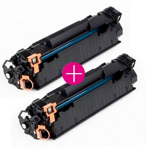 2 x Huismerk HP 85A (CE285A) zwart main product photo