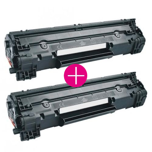 2 x Huismerk HP 78A (CE278A) zwart