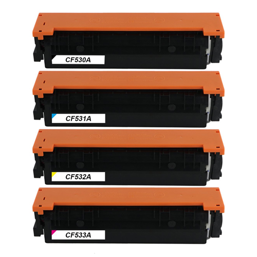 Huismerk HP 205A (CF530A-CF533A) multipack (zwart + 3 kleuren)