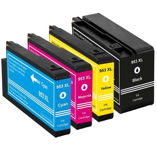 Huismerk HP 953XL multipack (zwart + 3 kleuren)