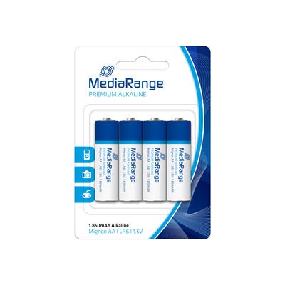 AA batterijen - 4 stuks (MediaRange)