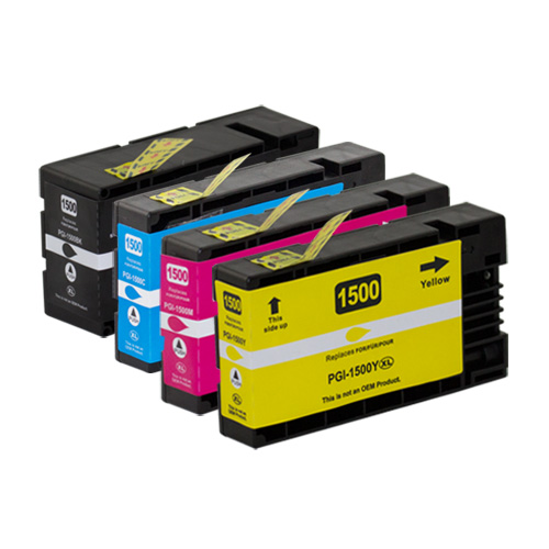 Huismerk Canon PGI-1500 XL multipack (zwart + 3 kleuren)