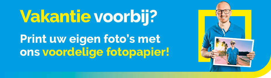 Plicht bespotten invoeren Vakantie voorbij? Print met ons VOORDELIGE fotopapier! |  UwCartridgeWinkel.nl