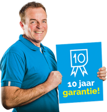 Achteraf betalen en 10 jaar garantie...